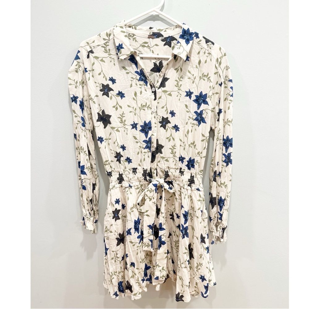 Free people lighten up mini dress tea combo - Picture 2 of 5